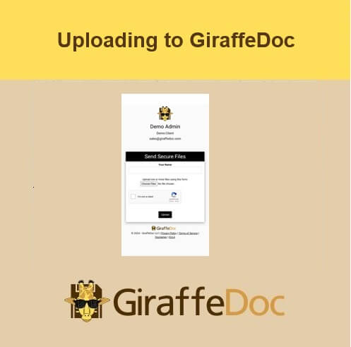 Uploading to GiraffeDoc